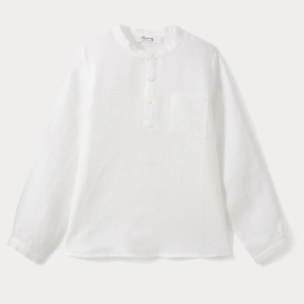 Bonpoint size 8 boys linen shirt